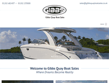 Tablet Screenshot of gibbsboatsales.co.uk